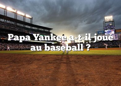 Papa Yankee a-t-il joué au baseball ?